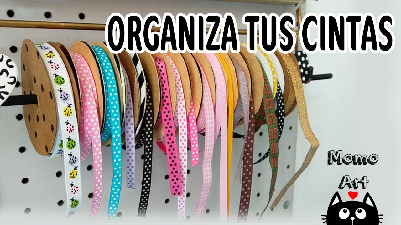 organiza tus cintas - DIY - Momo Art