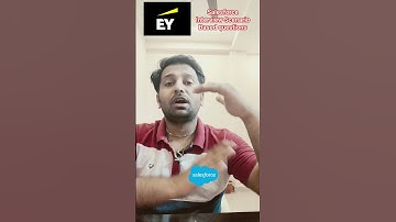 EY Salesforce Developer Custom Settings Error Interview Questions ❓ if