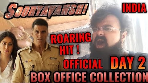 SOORYAVANSHI BOX OFFICE COLLECTION DAY 2 | OFFICIAL | INDIA | AKSHAY KUMAR | HIT