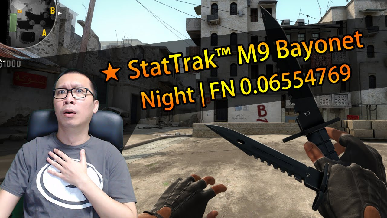 csgo ราคา  New Update  รีวิวมีด ★ StatTrak™ M9 Bayonet | Night FN 0.065 ราคา 500,000 บาท