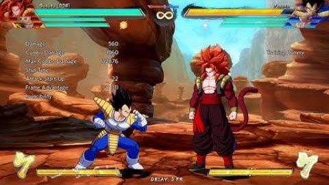 Gogeta SS4 Command Grab options