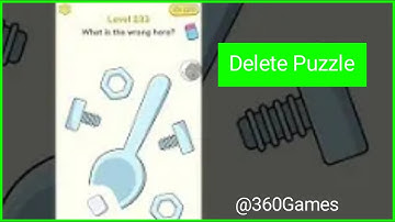 Delete puzzle level 233 what is wrong here Walkthrough solution delete puzzle 233 Solution