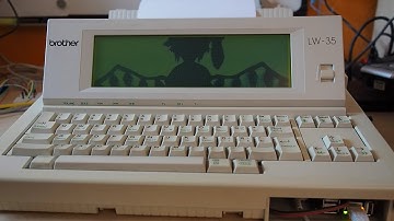 Bad Apple!! on the brother LW-35