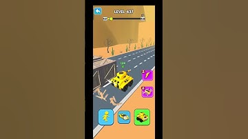 👻 Shape-shifting Funny Race Gameplay New hyper casual    💀 games level 437 #shorts #gameplay