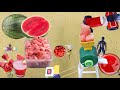 diy mini tractor | watermelon juices making at home