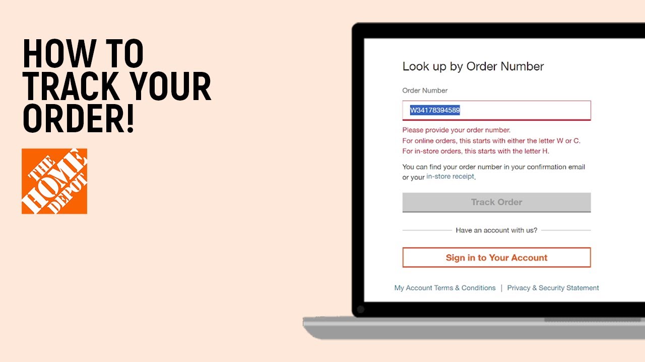 How to Track Your Order On HomeDepot [easy] YouTube