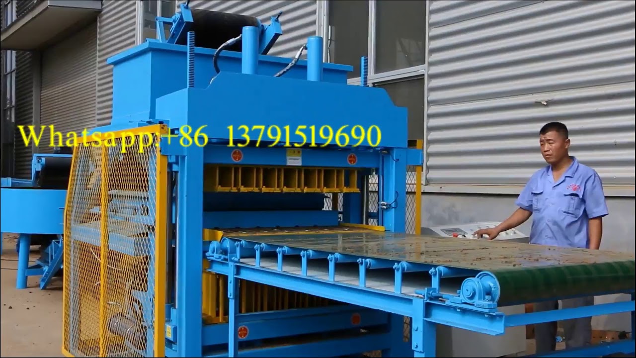 7PCS/MOLD HBY7-10 SUPER automatic interlocking clay brick machine for ...