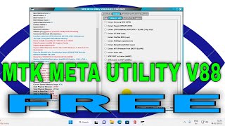 MTK META UTILITY TOOL V88 FREE | Mediatek | Qualcomm | SPD | Samsung | Huawei | Frp | Dead Boot Fix
