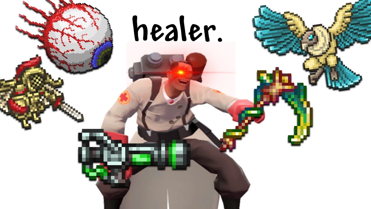Terraria Healer Class is perfectly balanced. FULL MOVIE YouTube