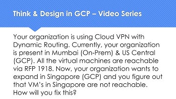 Think & Design in GCP - Cloud VPN | VPC with Global Dynamic Routing Mode | My 160th Video :)