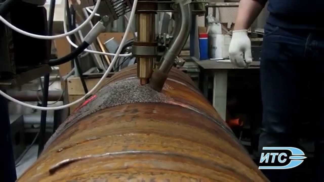 Автоматическая сварка под слоем флюса двумя головками типа\"TWIN\" - YouTube