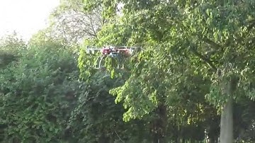 DJI F 550 testing gainsettings in 20 Mph winds