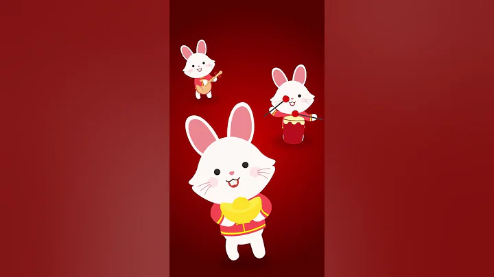 Chinese New Year Greetings Video - Rabbit Animation