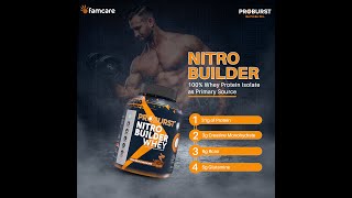Unleash Your Gains With Proburst Nitrobuilder Whey Fueling Your Fitness Journey One Scoop At A Time