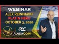 Platincoin webinar 03.10.2020 Platin Hero - presentation of crowdfunding investment platform