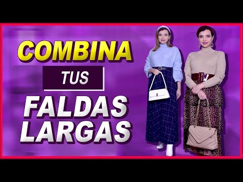 IDEAS DE OUTFITS CON FALDAS LARGAS / Moda 2022 - YouTube