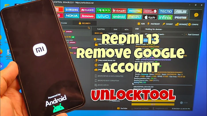 Xiaomi Redmi 13 (24040RN64Y), Remove Google Account, FRP Bypass. One Click with UnlockTool.