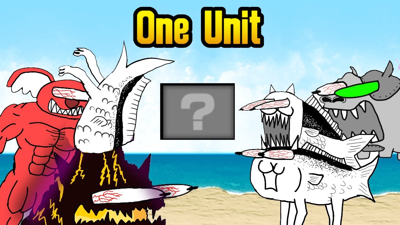 Crazed Fish Cat & Manic Island Cat vs One Unit (Battle cats) YouTube
