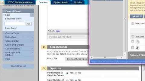 Uploading SoftChalk Presentations to Blackboard 9.1