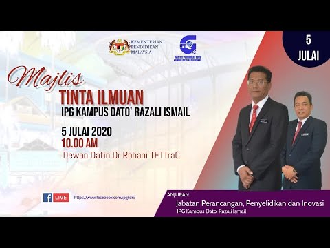 Majlis Tinta Ilmuan Ipg Kampus Dato Razali Ismail Youtube