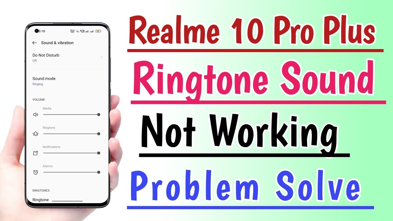 Realme 10 Pro Plus Ringtone Sound Not working problem fix Hidden trick ...