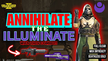 Helldivers 2: Stalwart + Deadeye Build DESTROYS ILLUMINATE – Deathless Solo Max Difficulty