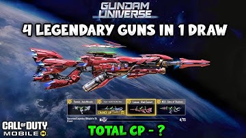 Buying the FULL Gundam Universe Draw in CODM – Total CP Revealed!