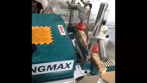 Horizontal double end mortiser