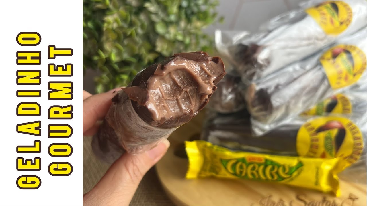 GELADINHO GOURMET BOMBOM CARIBE 🍌