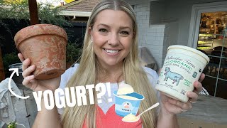 Aging Terracotta Pots with YOGURT?!  :: This Is The Weirdest Video I've Filmed Yet!