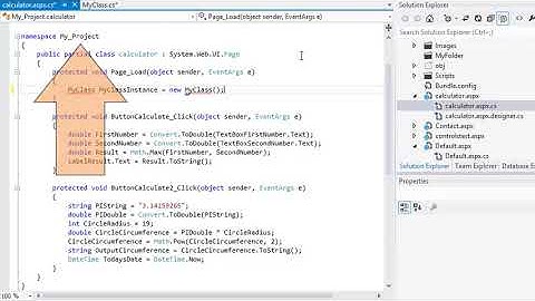 ASP.NET 4.5 Essential Skills Lesson 6-4: Work with namespaces