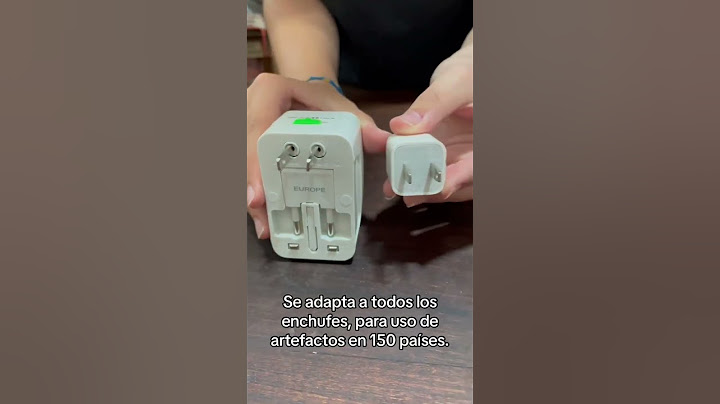 Adaptador universal viajero
