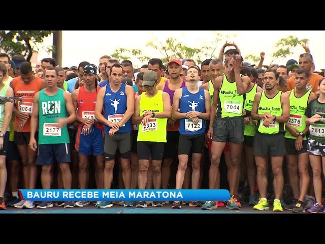 Meia maratona reúne oitocentos atletas em Bauru 