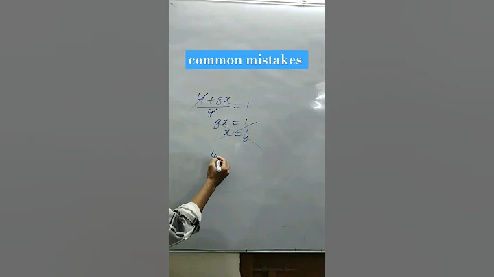 Don't make any mistakes!  Algebra | #maths #mathsmistake #yt #ytshorts #shorts #viral