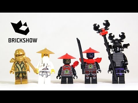 mode Velsigne afsnit Lego Ninjago 2013 all Minifigures Build for Collectors - YouTube