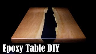 Many Failures in My First Epoxy River Table