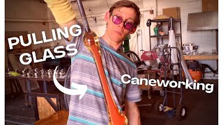 How to Make & Use Rainbow Glass Cane With Glass Artist John Gibbons