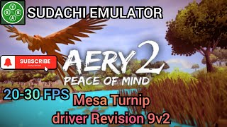 20-30 FPS Playable | Aery Peace of Mind 2 | Sudachi emulator on android.