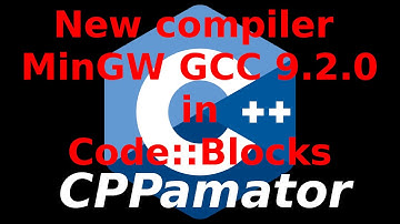 New MinGW GCC 9.2.0 compiler in Code::Bocks + fix compiler flags