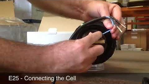 Astral E Series Salt Chlorinator - Connecting the Cell