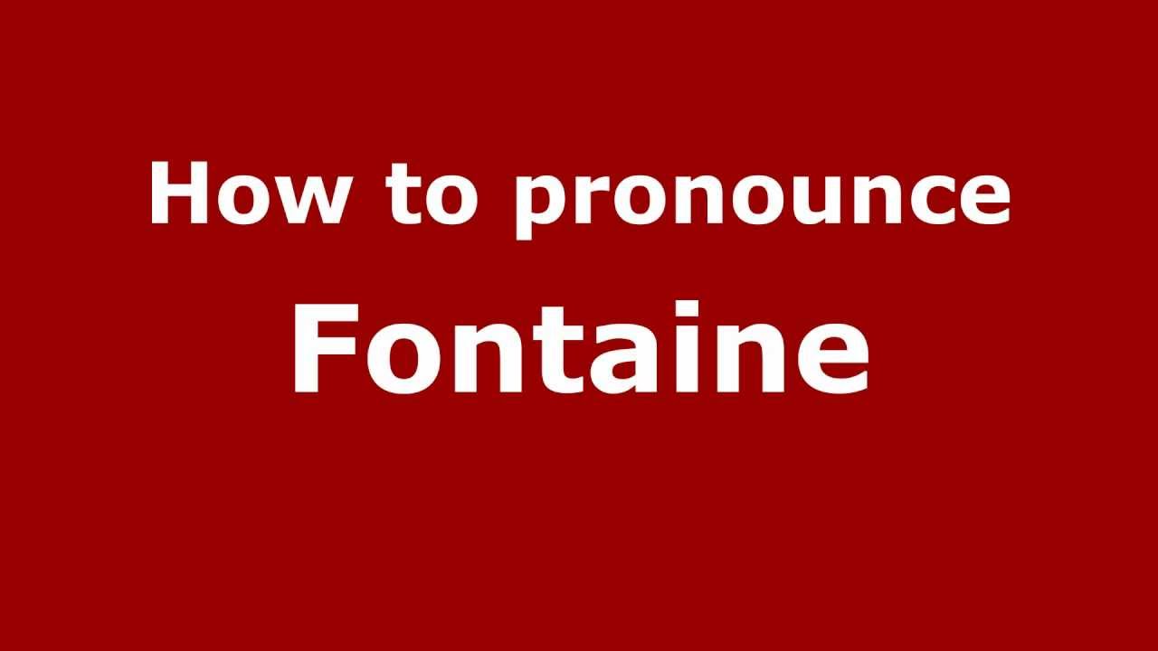 What Does La Fontaine Mean What Does La Fontaine Mean