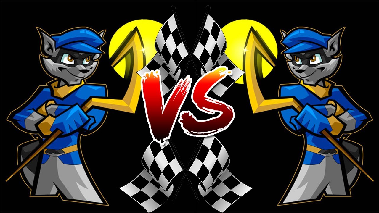 Sly Cooper Speed Race - Nick Vs. Carlos - First to 100%