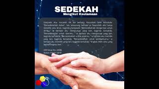 The Colours Of Life - Perkongsian 1 Hari 1 Hadis : Sedekah Mengikut Keutamaan Resimi