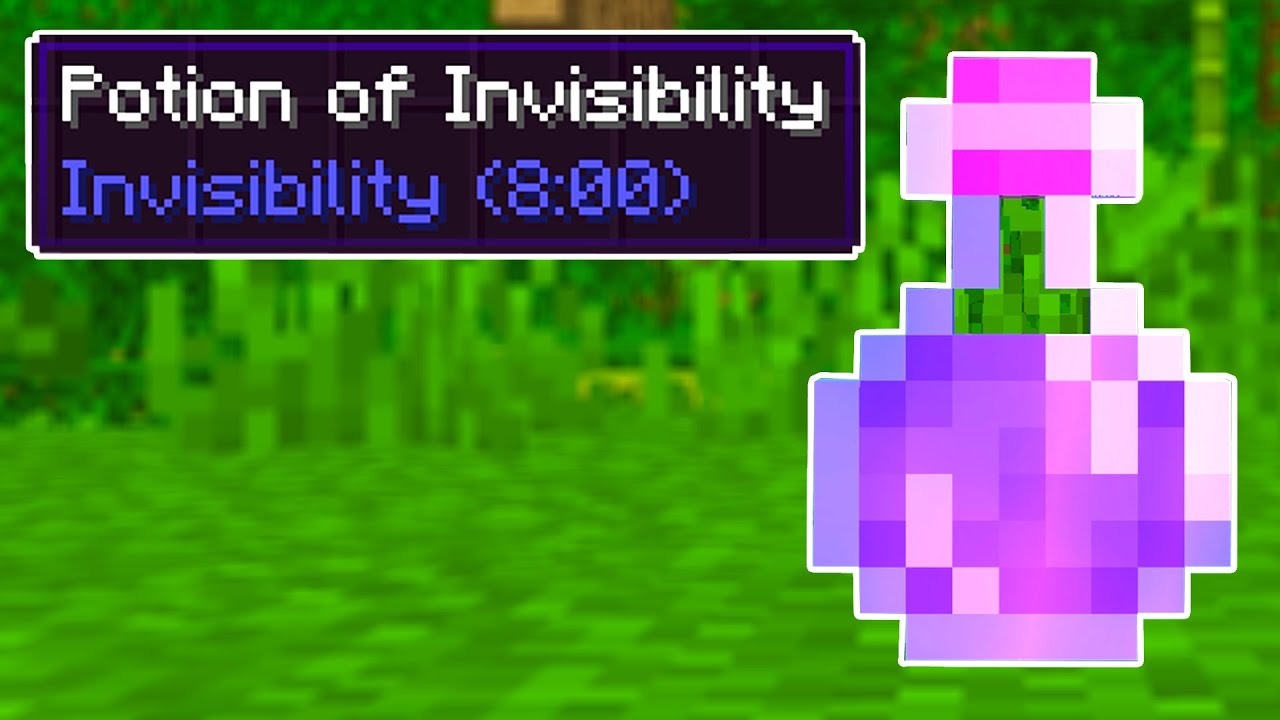 How to Make a Potion of Invisibility in Minecraft - YouTube