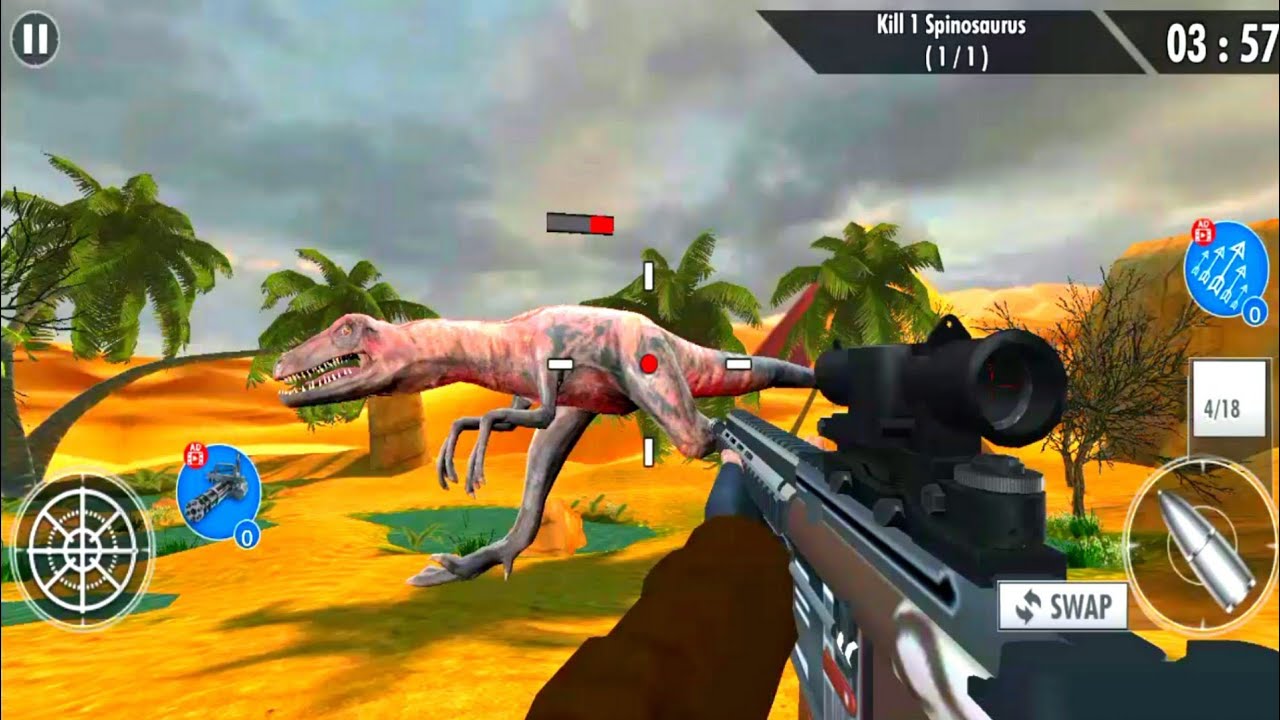 Wild Dino Hunting Game 3D Dinosaur Hunting 3D Android Gameplay #8