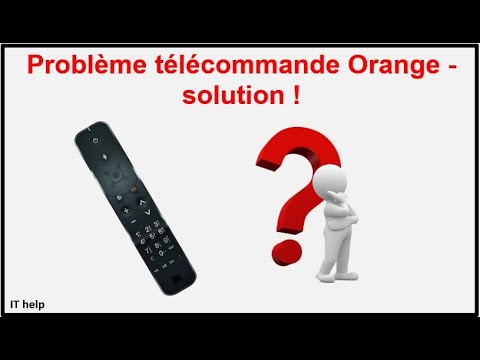 Une Télécommande Orange Avec Un Fond Bleu Et Le Mot Remote Dessus.