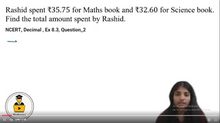 Class 6 NCERT Maths | Ch 8: Decimal| Ex 8.3 Q2 Solution screenshot 5