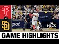 Phillies vs. Padres NLCS Game 1 Highlights (10/18/22) | MLB Highlights