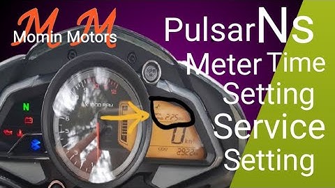 How To Reset Time, Trip, and Sarvice Reminder Bajaj pulsar RS200, AS200, NS160,Bajaj pulsar As160