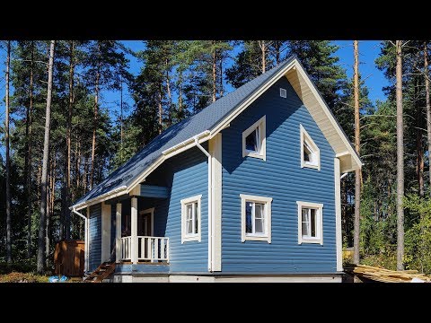 Видеорепортаж о доме из бруса 6*8
